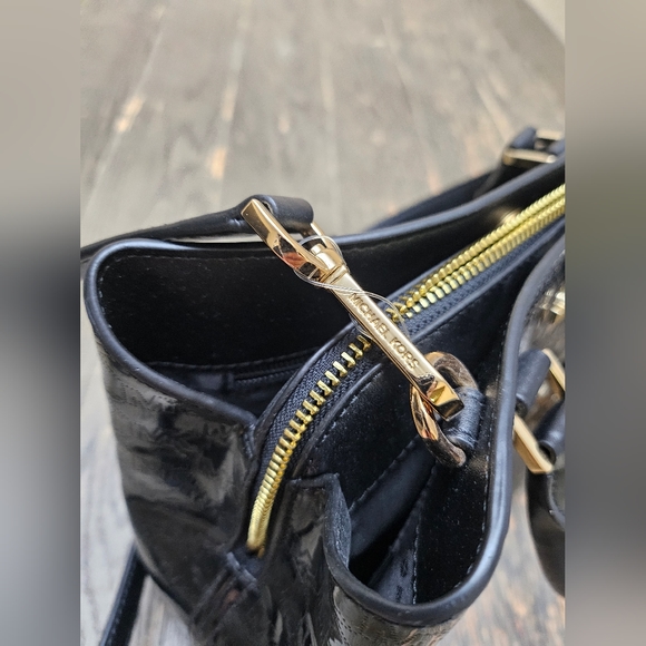 Michael Kors Camille Black MD satchel handbag New With Tags - Picture 11 of 13